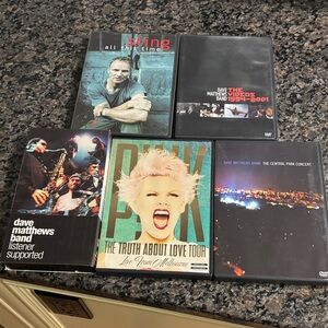 Pink, Sting, and Dave Matthews Band DVD & VHS